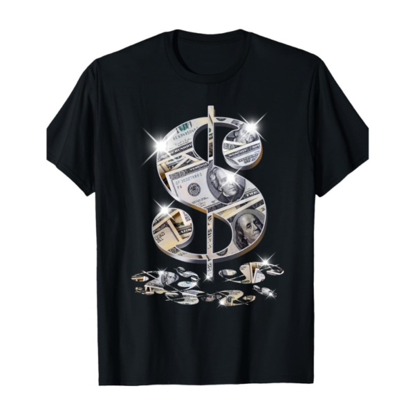 Dollar Sign Money Graphic T-Shirt