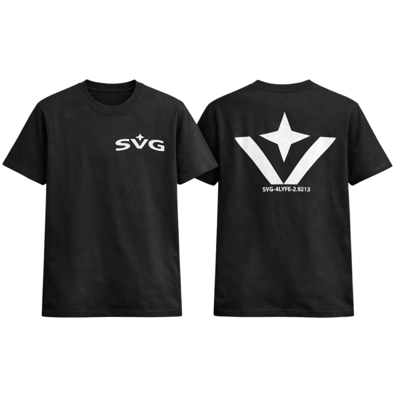 Product-48.png SVG FRONT & BACK LOGO T-SHIRT - Image 1