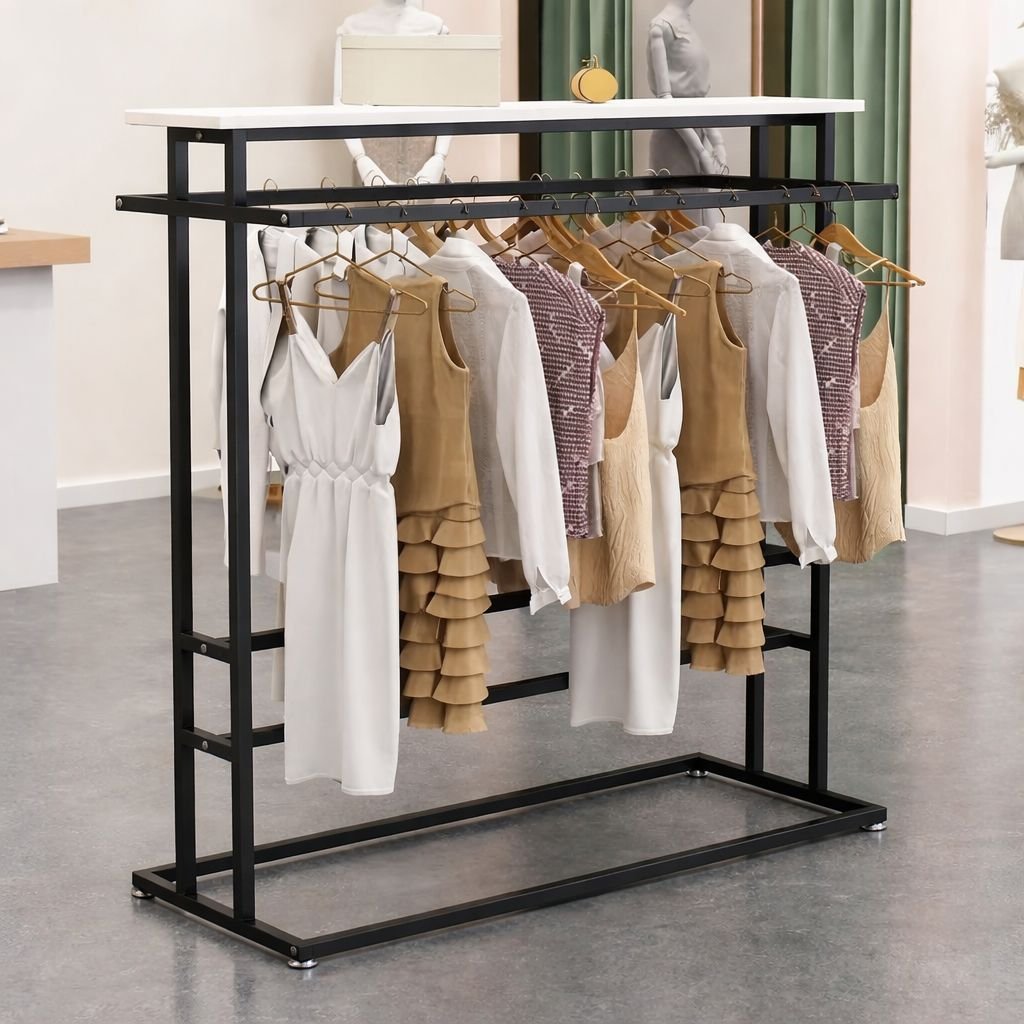 pic4.jpeg Metal Clothes Stand - Image 1