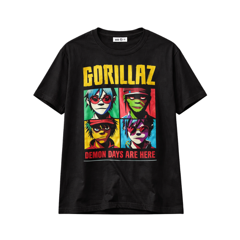 421 Gorillaz Graphic T-Shirt – Demon Days Edition - Image 1