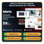 Merto Multipurpose WooCommerce Theme — (Free Updates + GPL)