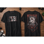 Men Mister Polar Bear Graphic T-Shirt | Streetwear Cotton Casual Short Sleeve Tee