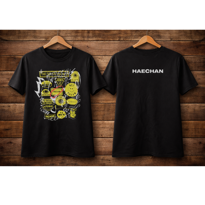 Product - 2026-04-09T131337.688 👕 HAECHAN Graphic T-Shirt – Street Style Edition - Image 1