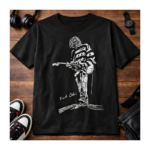 Kurt Cobain Guitar Graphic T-Shirt | Vintage Rock Band Style Tee | Unisex Streetwear Shirt