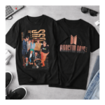 BTS Bangtan Boys Graphic T-Shirt | K-Pop Fan Shirt | Unisex Cotton Tee | Front & Back Print