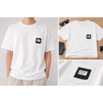 Oversized White Pocket T-Shirt “Be Decent Be Human” Minimal Streetwear Tee (Unisex Cotton)