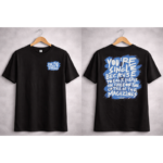 Premium Cotton Graphic T-Shirt – “You’re Single Quote Design” Front & Back Black Tee