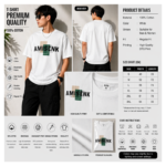 AMSENK Minimal Graphic T-Shirt