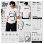 Doraemon Style Graphic T-Shirt